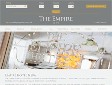 Tablet Screenshot of empirehotel.co.uk